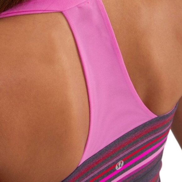 Lululemon Scoop Neck Tank Elevation Space Dye / Smoky Rose size 6 - Picture 3 of 6